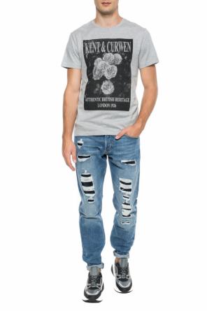 T-shirt with a print and a logo, zdjęcie 2 T-shirt with a print and a logo od Kent & Curwen